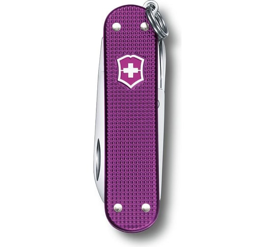 Нож-брелок Victorinox Classic Alox 0.6221.L16 58 мм, 5 функций, фиолетовый