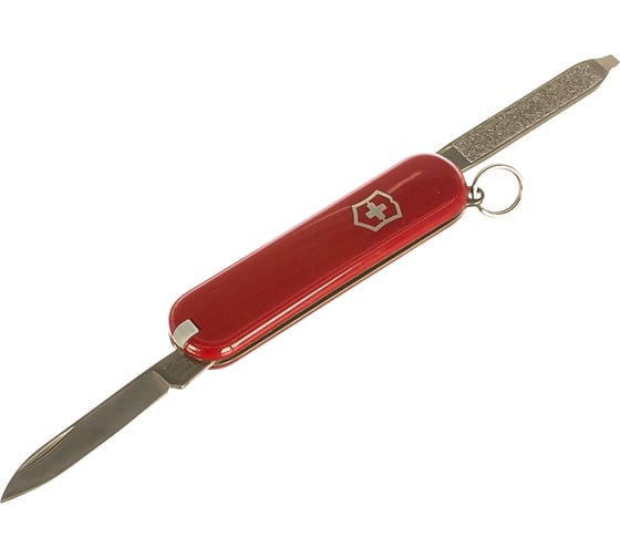 -брелок Victorinox Classic Escort 0.6123 58 мм, 6 функций, красный .