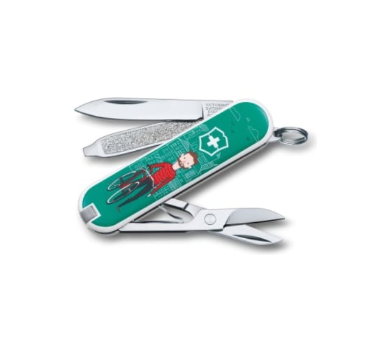 Нож-брелок Victorinox Classic LE 2015 0.6223.L1508 58 мм, 7 функций, Ride your Bike 1