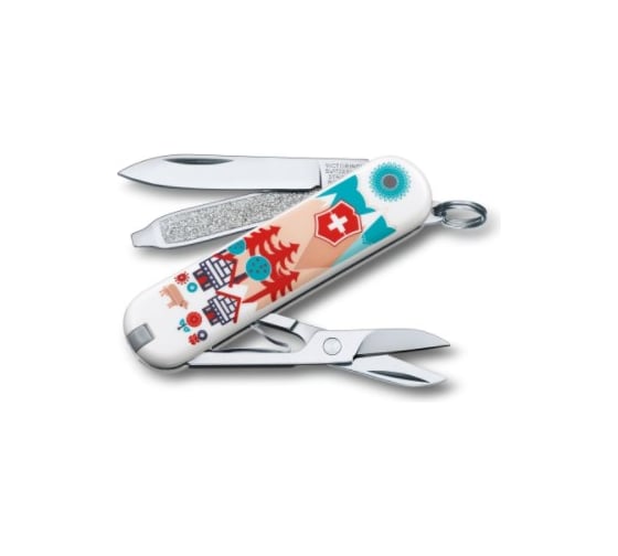 Нож-брелок Classic LE 2015 Victorinox 0.6223.L1510 58 мм, 7 функций, Swiss Village 1