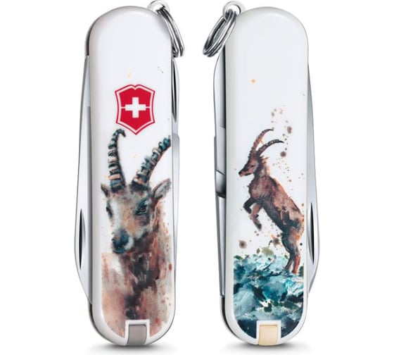 Нож-брелок Victorinox Classic LE 2016 0.6223.L1610 58 мм, 7 функций, Capricorn