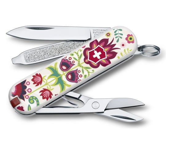 Нож-брелок Victorinox Classic LE 2016 0.6223.L1603 58 мм, 7 функций, Happy Folks 1