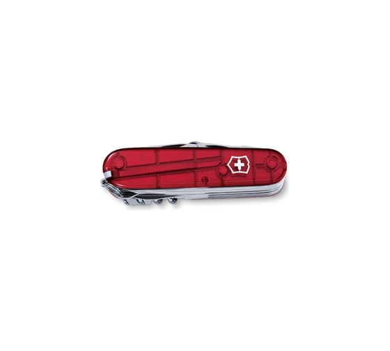 Швейцарский нож красный полупрозрачный Victorinox SwissChamp 1.6795.T