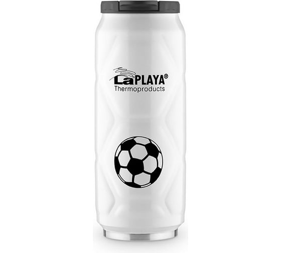 Термокружка LaPlaya Football Can 0.5 л, белая 560104 1