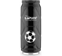 Термокружка LaPlaya Football Can 0.5 л, черная 560105