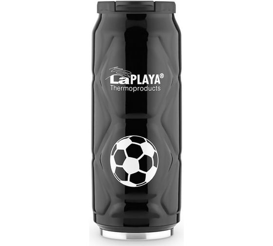 Термокружка LaPlaya Football Can 0.5 л, черная 560105 1