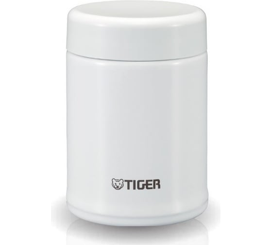 Термос для еды Tiger 0.25 л, белый MCA-A025 WI