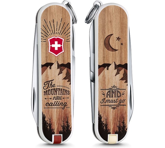Нож-брелок Victorinox Classic LE 2016 0.6223.L1604 58 мм, 7 функций, The Mountains are Calling