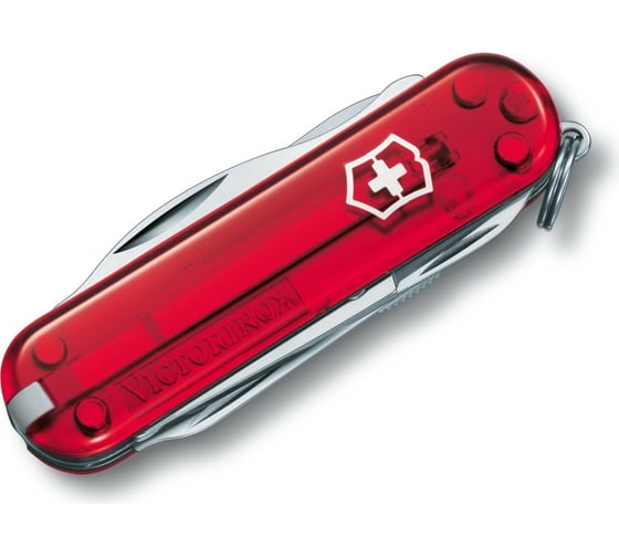 Нож-брелок Victorinox Classic Manager 0.6365 58 мм, 10 функций красный