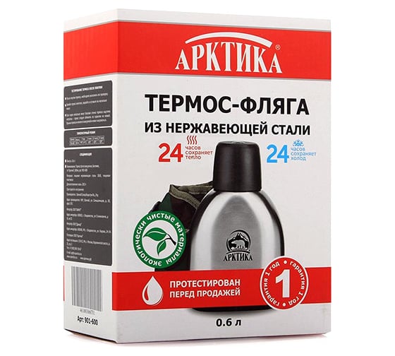 Термос-фляга Арктика 0.6 л 901-600