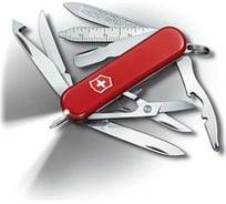 Нож-брелок Victorinox Classic Midnight MiniChamp 0.6386 58 мм, 17 функций, красный