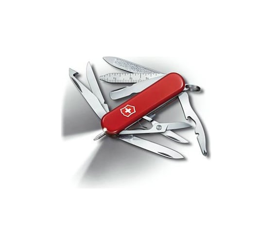 Нож-брелок Victorinox Classic Midnight MiniChamp 0.6386 58 мм, 17 функций, красный 1