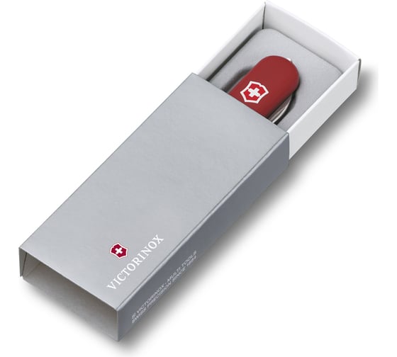Нож-брелок Victorinox Classic Midnight MiniChamp 0.6386 58 мм, 17 функций, красный