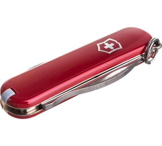 Нож-брелок Victorinox Classic Rally 0.6163 58 мм, 9 функций красный