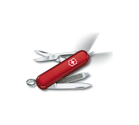 Нож-брелок Victorinox Classic Signature Lite 0.6226 58 мм, 7 функций, красный