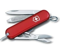 Нож-брелок Victorinox Classic Signature 0.6225, 58 мм, 7 функций, красный