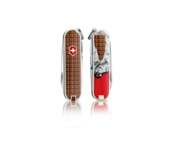 Нож-брелок Victorinox Classic 0.6223.842 58 мм, 7 функций, The Chocolate
