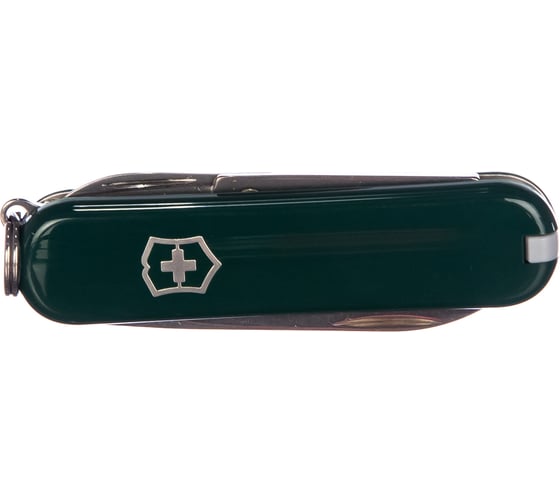 Нож-брелок Victorinox Classic 0.6223.4 58 мм, 7 функций, зеленый