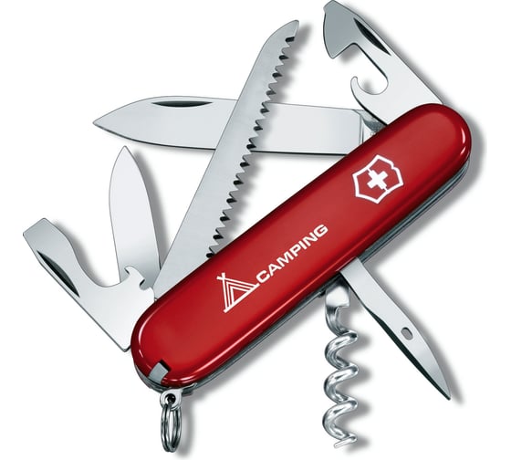 Офицерский нож Victorinox CAMPER 1.3613.71 91 мм, красный, camping