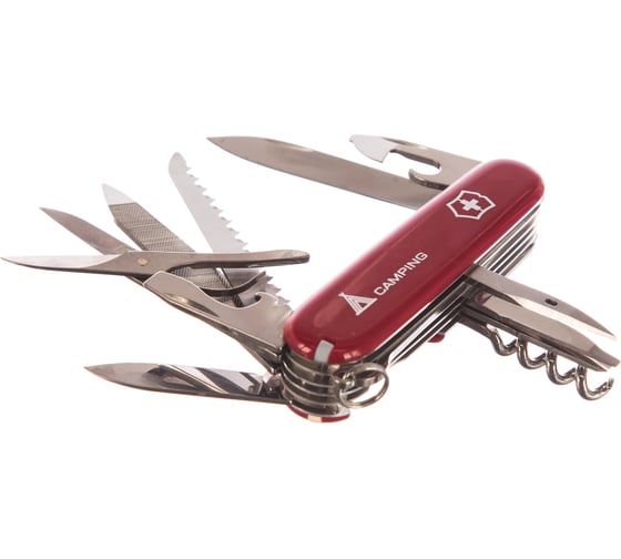 Офицерский нож Victorinox RANGER 1.3763.71 91 мм, красный, camping