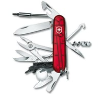 Офицерский нож Victorinox CyberTool Lite 1.7925.T, 91 мм, 36 функций, красный полупрозрачный