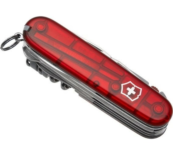 Офицерский нож Victorinox Huntsman Lite 1.7915.T 91 мм, 21 функций, красный полупрозрачный