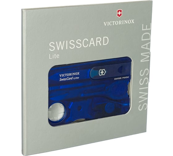 Швейцарская карточка Victorinox SwissCard Lite Blue 0.7322.T2 синяя