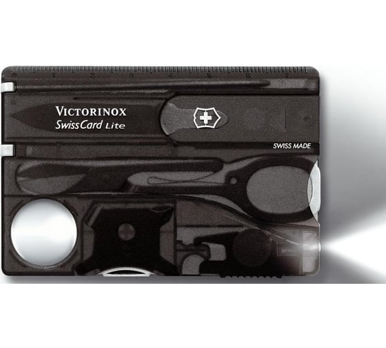 Швейцарская карточка Victorinox SwissCard Lite Onyx 0.7333.T3 черная