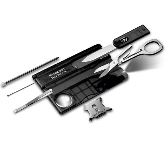 Швейцарская карточка Victorinox SwissCard Lite Onyx 0.7333.T3 черная