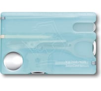 Швейцарская карточка Victorinox SwissCard Nailcare 0.7240.T21 голубая