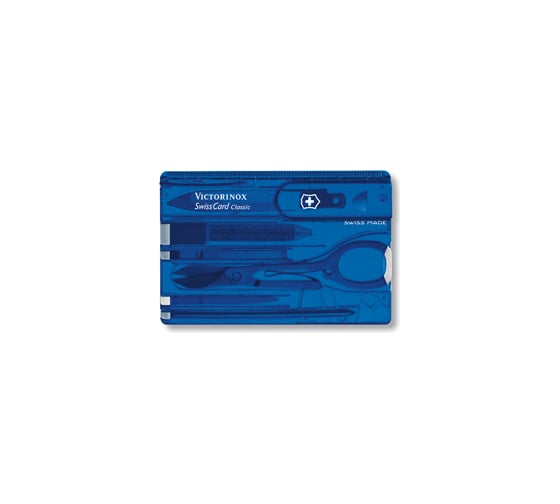 Швейцарская карточка Victorinox SwissCard Sapphire 0.7122.T2 синяя
