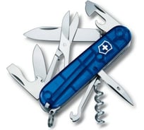 Швейцарский нож Victorinox Climber 1.3703.T2 полупрозрачный синий