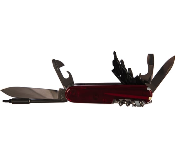Швейцарский нож Victorinox CyberTool 1.7605.T 91 мм, 29 функций, красный полупрозрачный