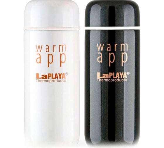 Набор термосов LaPlaya WarmApp 0.2 л, белый/черный 560033