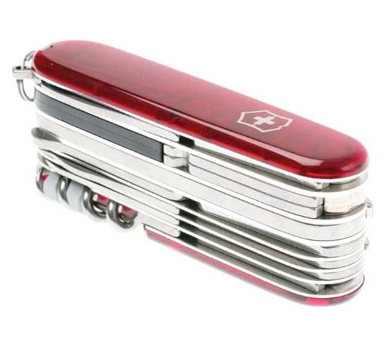 Швейцарский нож Victorinox CyberTool 1.7775.T 91 мм, 41 функций, красный полупрозрачный