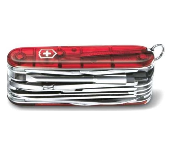 Швейцарский нож Victorinox CyberTool 1.7775.T 91 мм, 41 функций, красный полупрозрачный