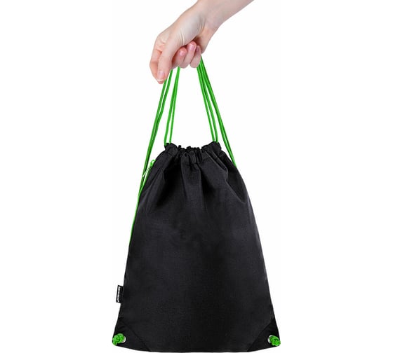 Мешок для обуви BRAUBERG 43x33 см, neon green 271625