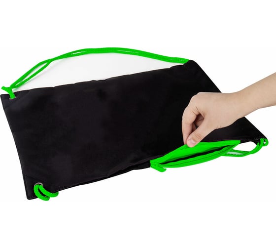 Мешок для обуви BRAUBERG 43x33 см, neon green 271625