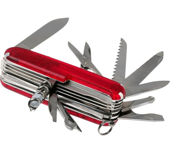 Швейцарский нож Victorinox Expedition Kit 1.8741.AVT 91 мм, 41 функций, красный полупрозрачный