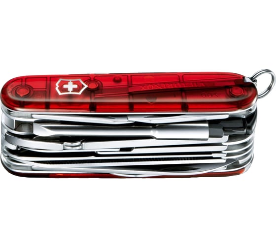 Швейцарский нож Victorinox Expedition Kit 1.8741.AVT 91 мм, 41 функций, красный полупрозрачный