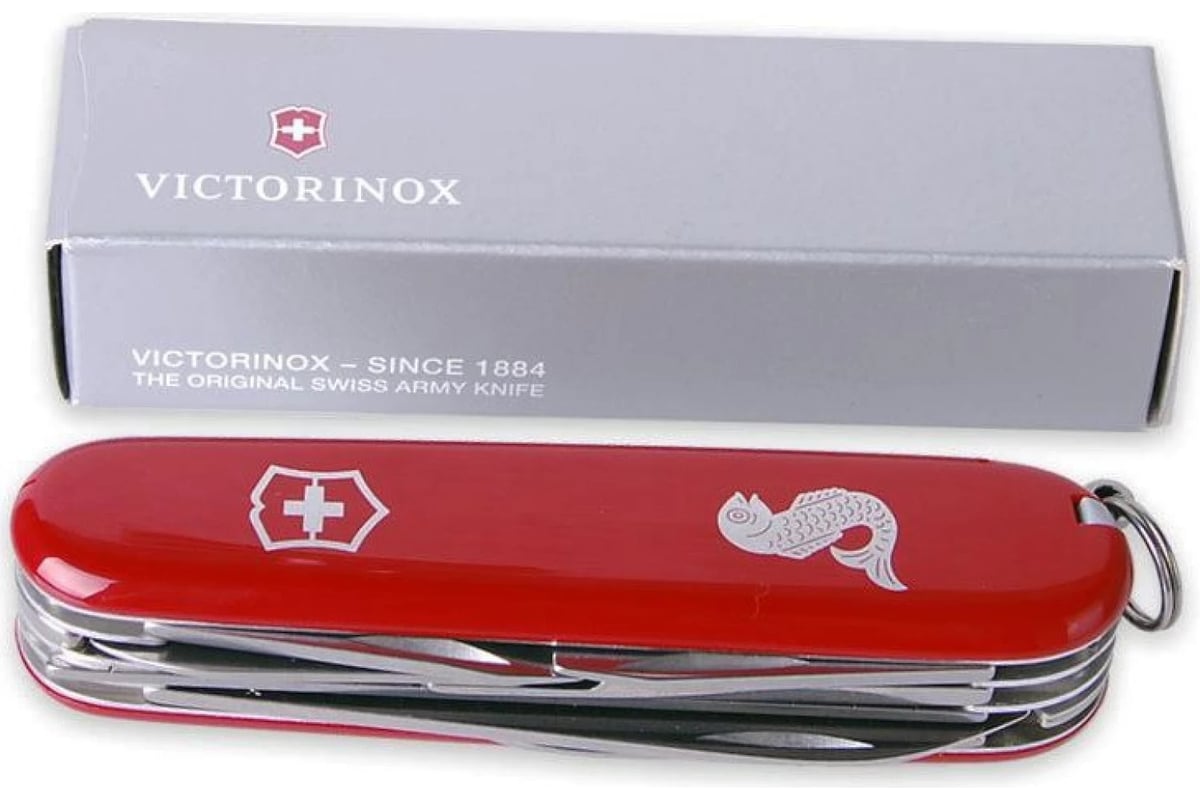 Швейцарский нож Victorinox Fisherman красный 1.4733.72 - выгодная