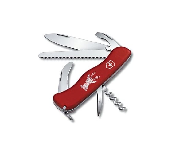 Швейцарский нож Victorinox Hunter 0.8873 111 мм, 12 функций, красный