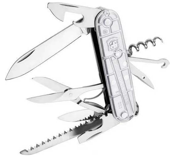 Швейцарский нож Victorinox Huntsman серебристый 1.3713.T7