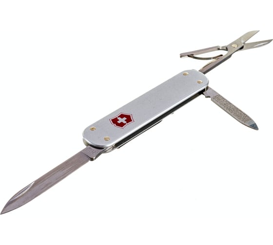 Швейцарский нож Victorinox Money clip 0.6540.16 74 мм, 5 функций, серебристый