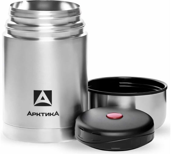 Стальной термос для еды Арктика 0.75 л 301-750А в чехле