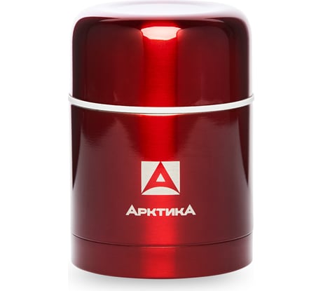 Термос для еды Арктика 0.5 л, с супер-широким горлом, красный 302-500-RD