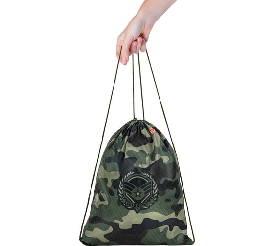 Мешок для обуви Пифагор 1 отделение, 42x34 см, military 271599