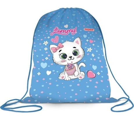 Мешок для обуви Пифагор 1 отделение, 42x34 см, yummy cupcake 271603