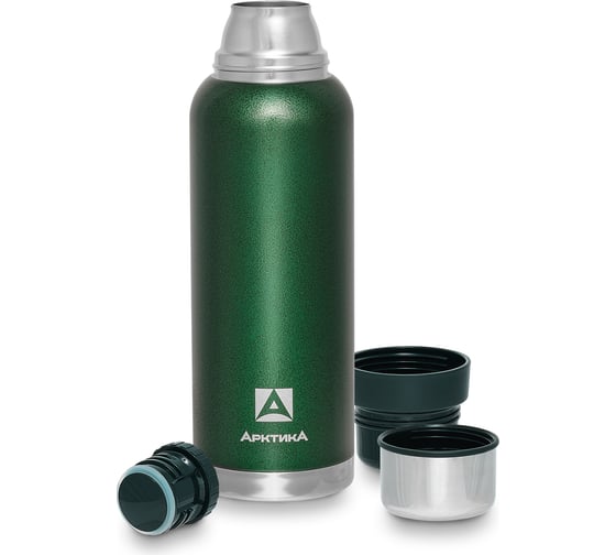 Термос с узким горлом Арктика 106-1200-GN, зеленый