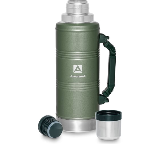 Термос Арктика Уазик, 2.2 л, зеленый, с ручкой 106-2200Р-GN